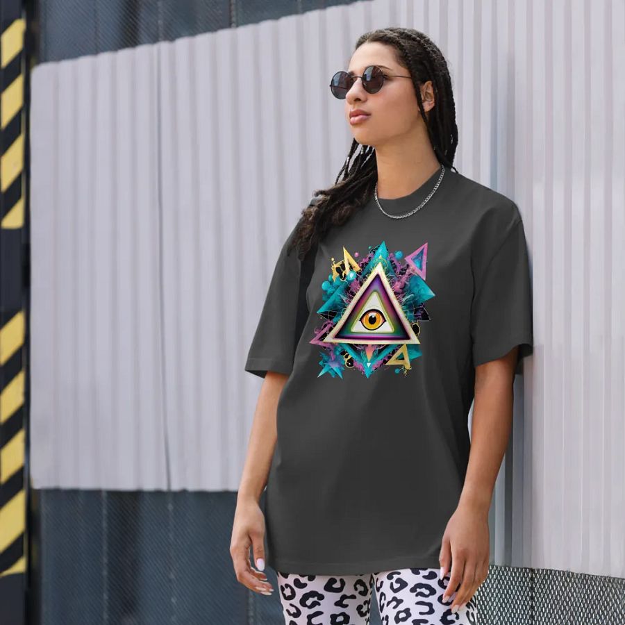 [All Seeing Eye] Oversized T-Shirt product image (11)