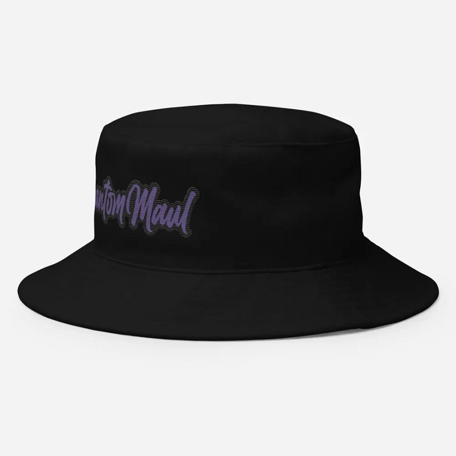 'PhantomMaul' Bucket Hat Purple Lettering product image (10)