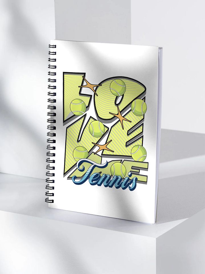Love Me Tennis Spiral Notebook product image (1)