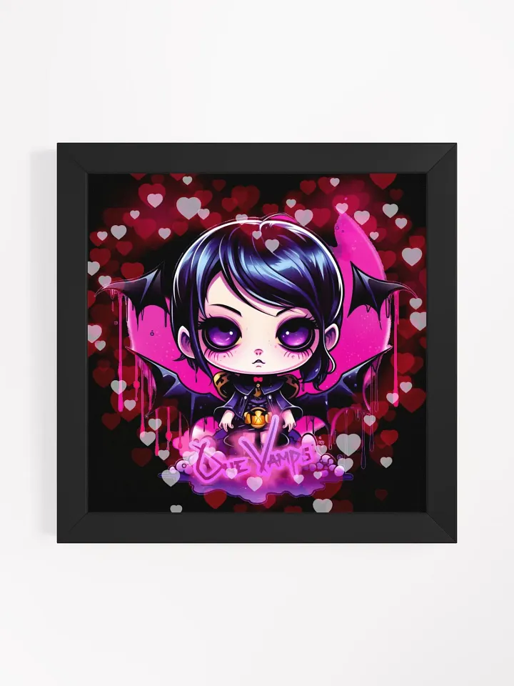 OneVamps Framed High-Quality -Pink Hearts product image (4)