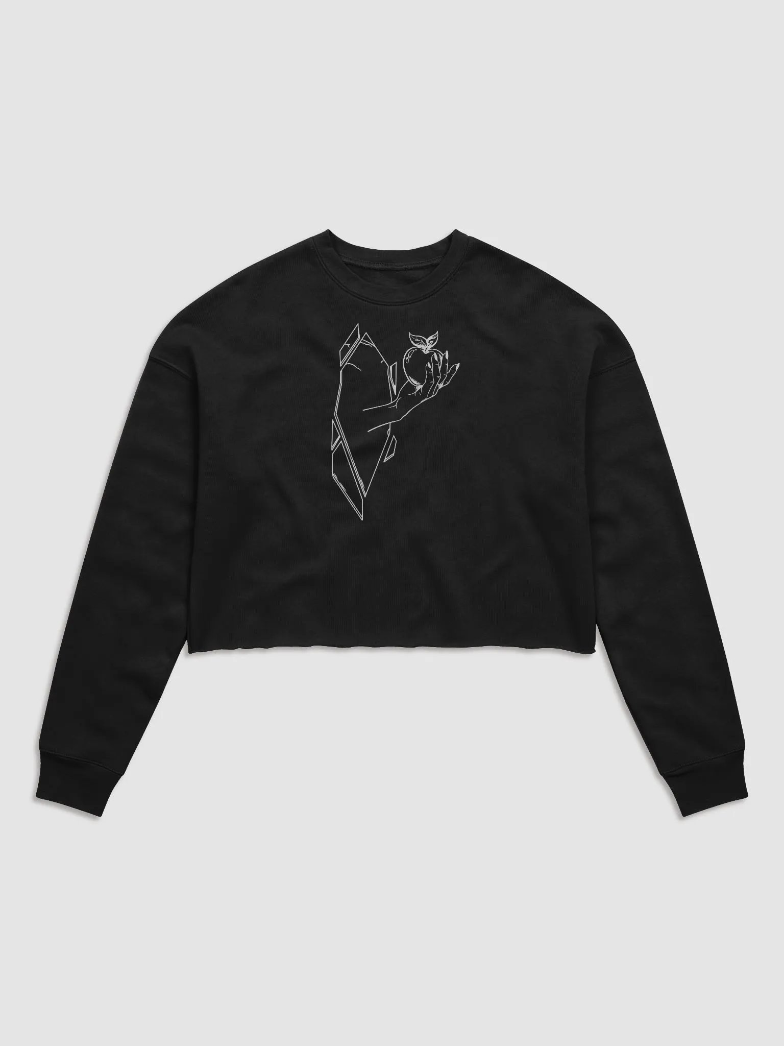 Hand in Mirror Crop Sweatshirt product image (2)