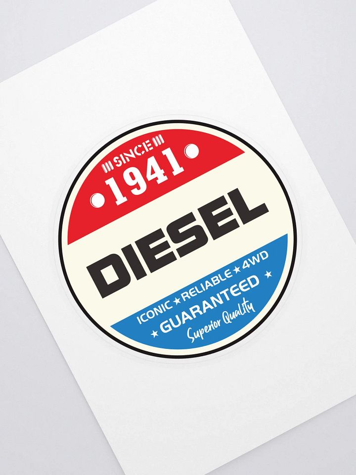 Vintage Diesel Logo Sticker Sheet product image (1)