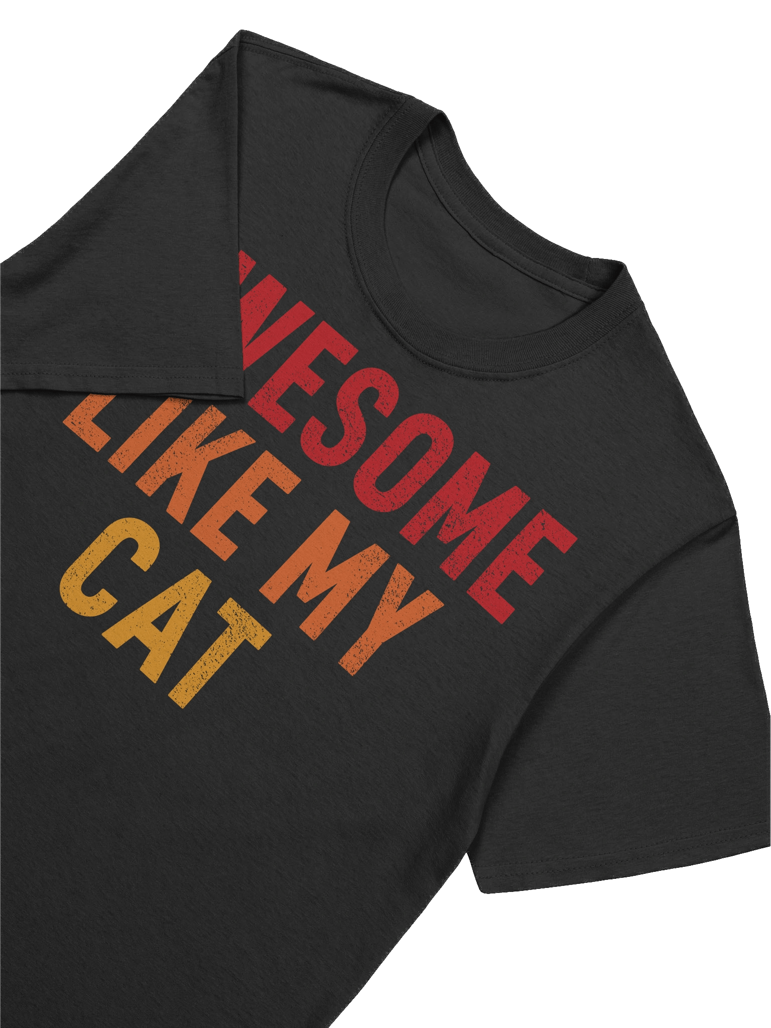 Awesome Like My Cat Retro T-Shirt product image (40)