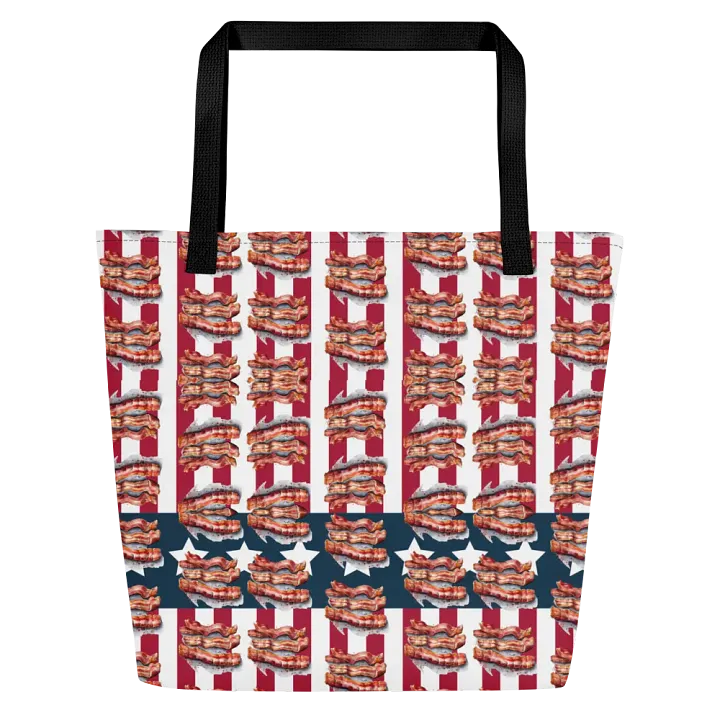 Bacon and America Print Tote Bag product image (1)