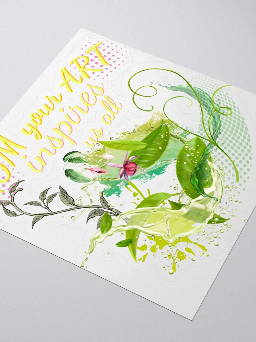 Mom your Art inspires us all sticker product image (3)