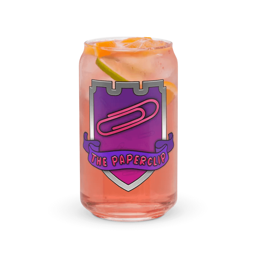 The Paperclip - Can Shaped Glass product image (1)