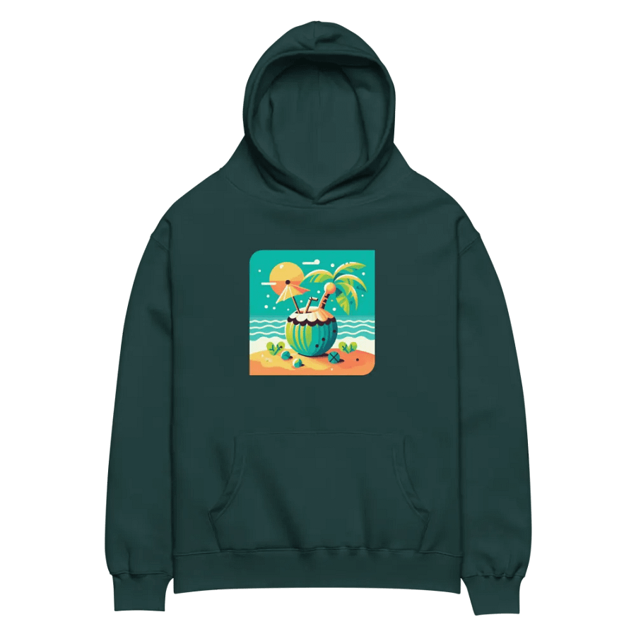 AS Colour Unisex Premium Oversized Hoodie | AI Design coconut drink product image (2)