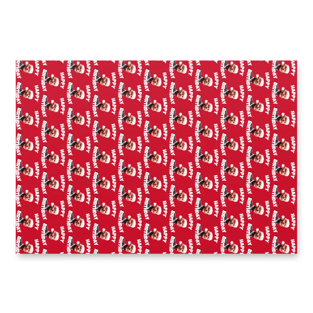 Trump & Biden Red Christmas Wrapping Papers product image (2)