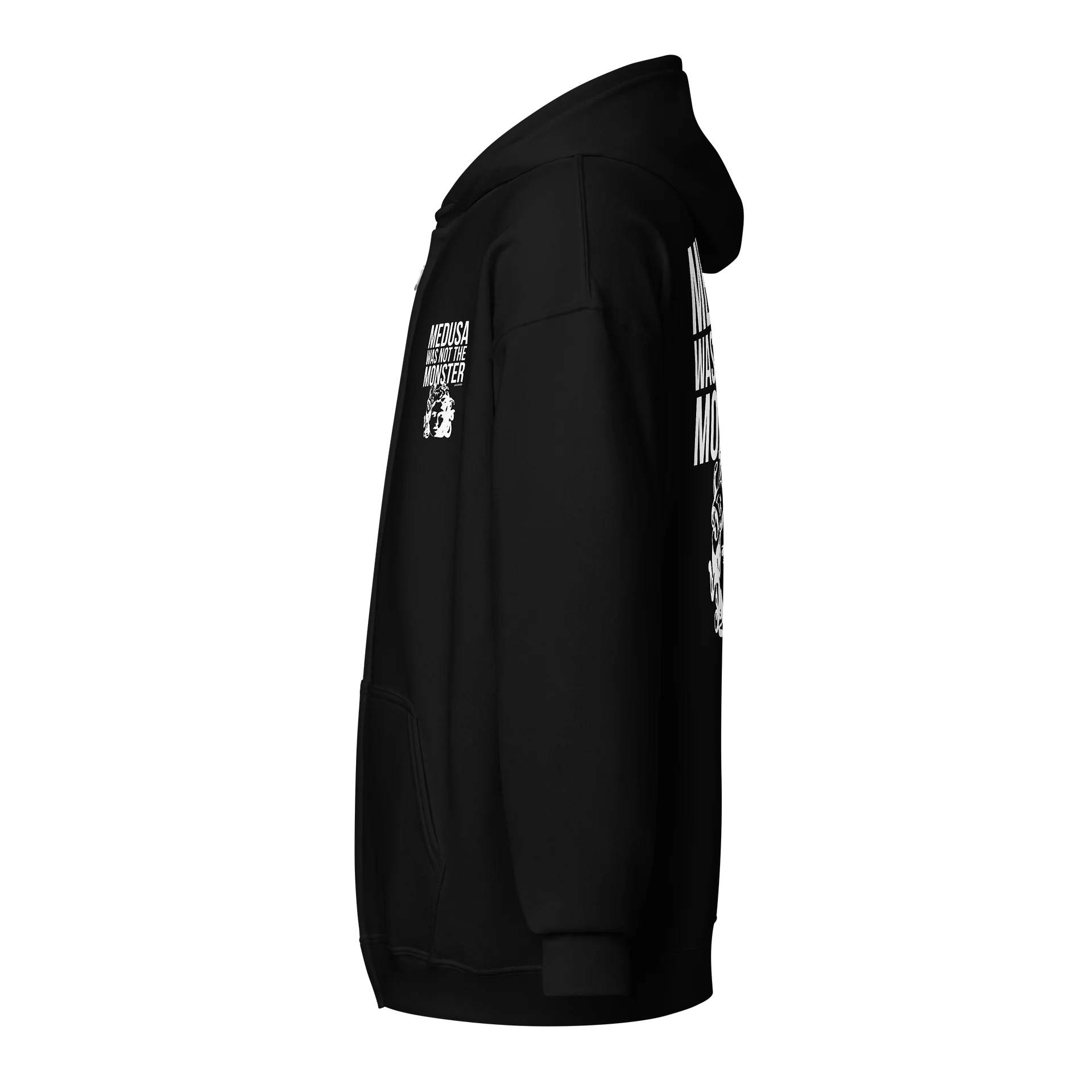 FUTILE DEVICE: MEDUSA WAS NOT THE MONSTER (ZIP-UP-HOODIE) product image (3)