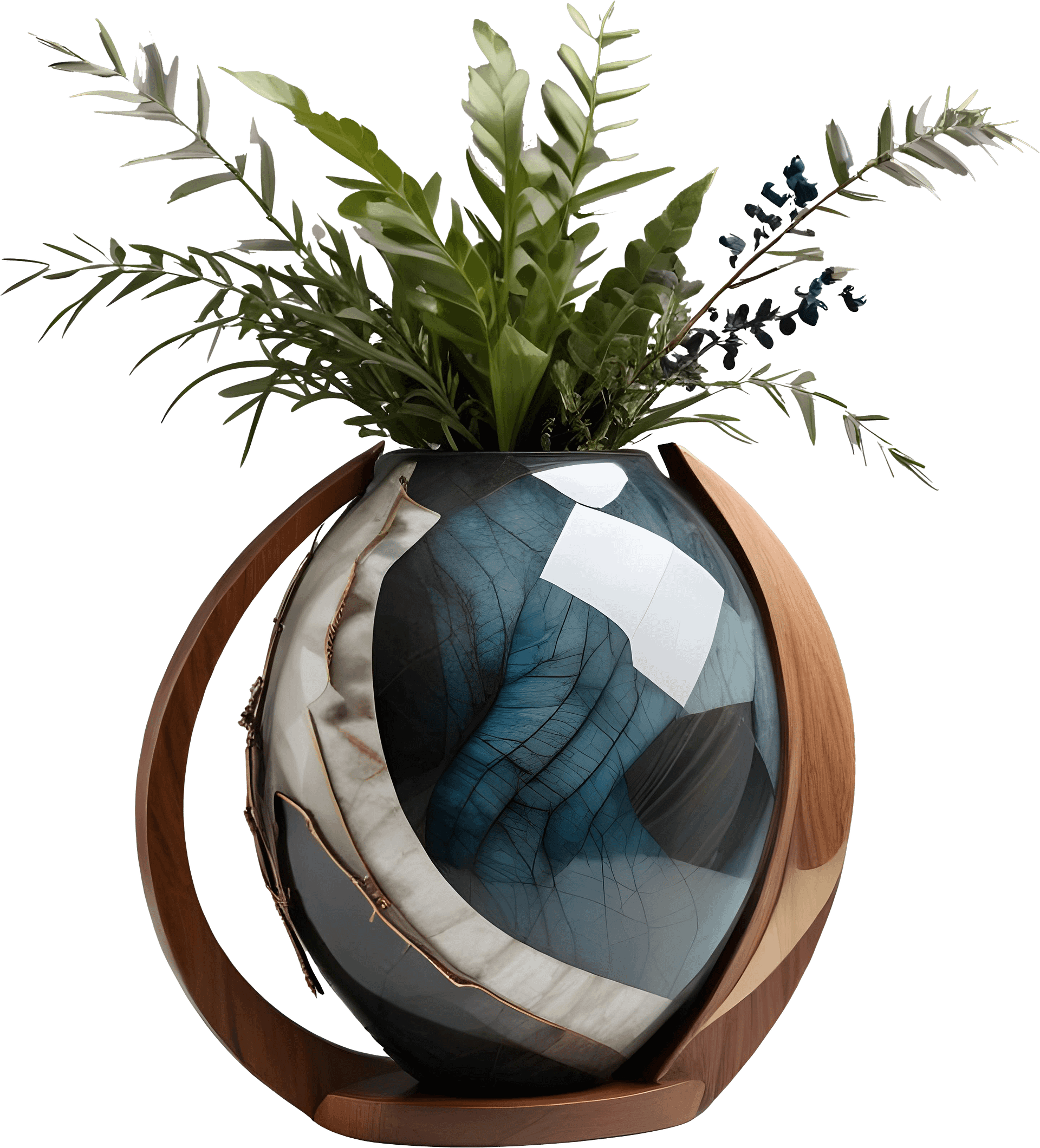 Celestial Symphony Vase Art deco – PNG product image (1)