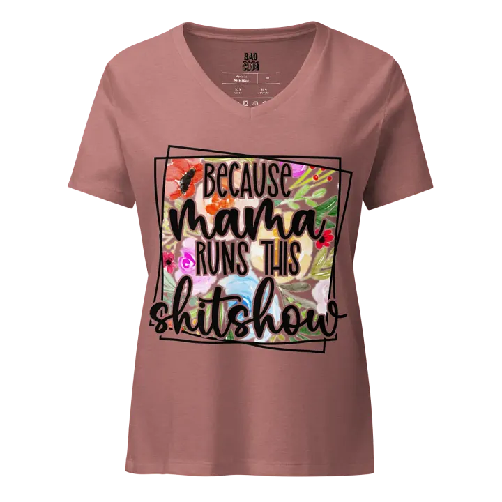 Floral Mama V-Neck Tee product image (2)