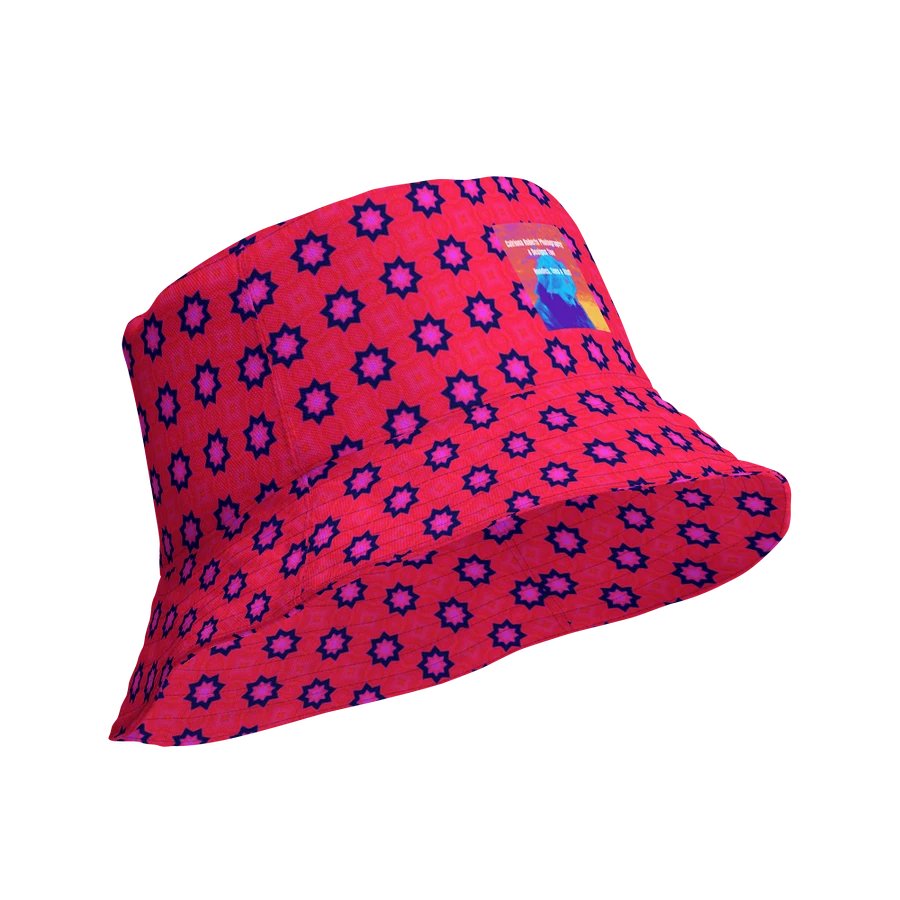 Abstract Red Unisex Bucket Hat product image (13)