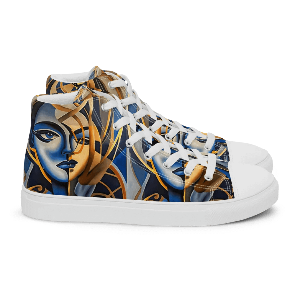 Women's Blue Sneaker Ball Ready High Tops product image (3)