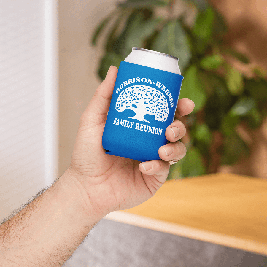 "Morrison-Werner Family Tree" Can Coozie (Blue) product image (4)