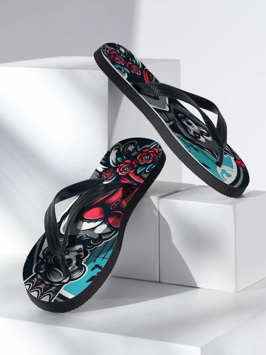 Gothic Undead Queen Flip Flops product image (2)