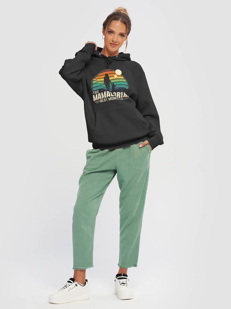 Sunset Mamalorian Best Mom Ever - Hoodie product image (3)