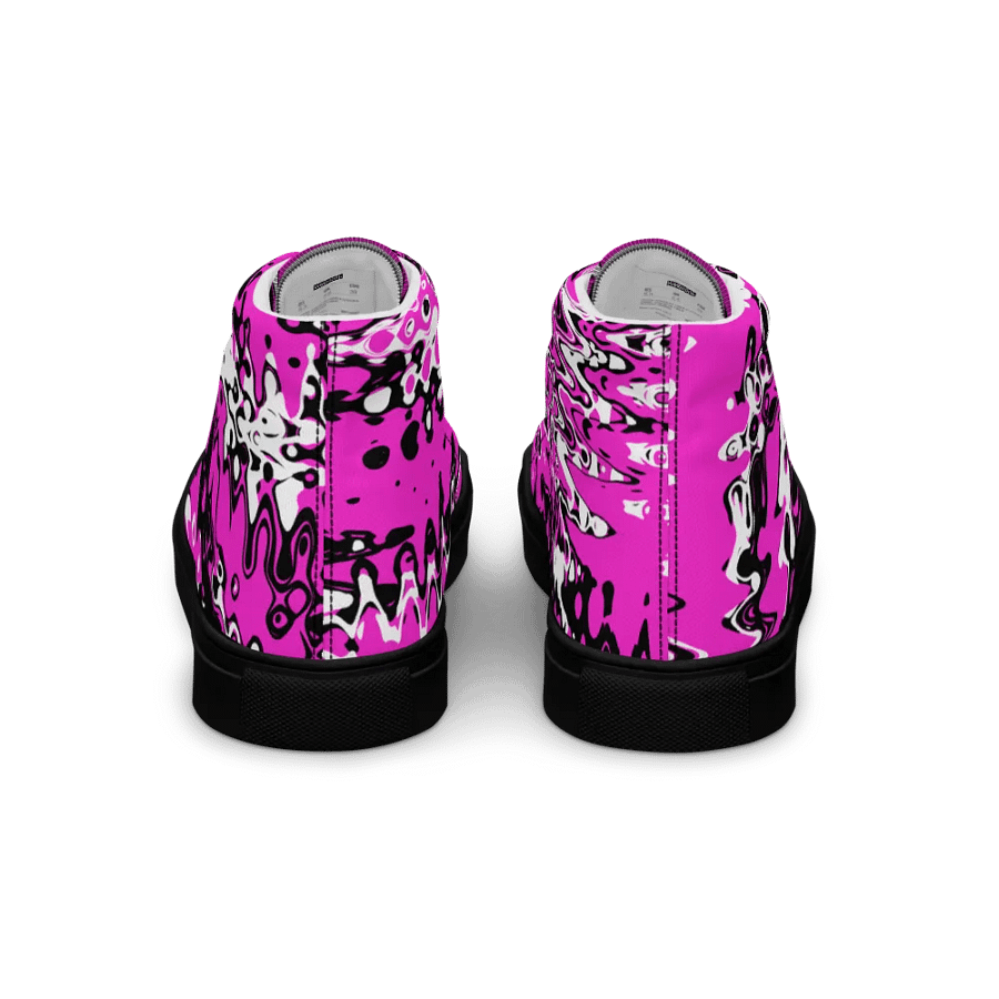 Cyberpink, high top canvas shoes (womens) product image (3)