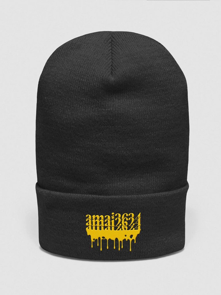 Amai2624 Wax Drip Beanie product image (1)