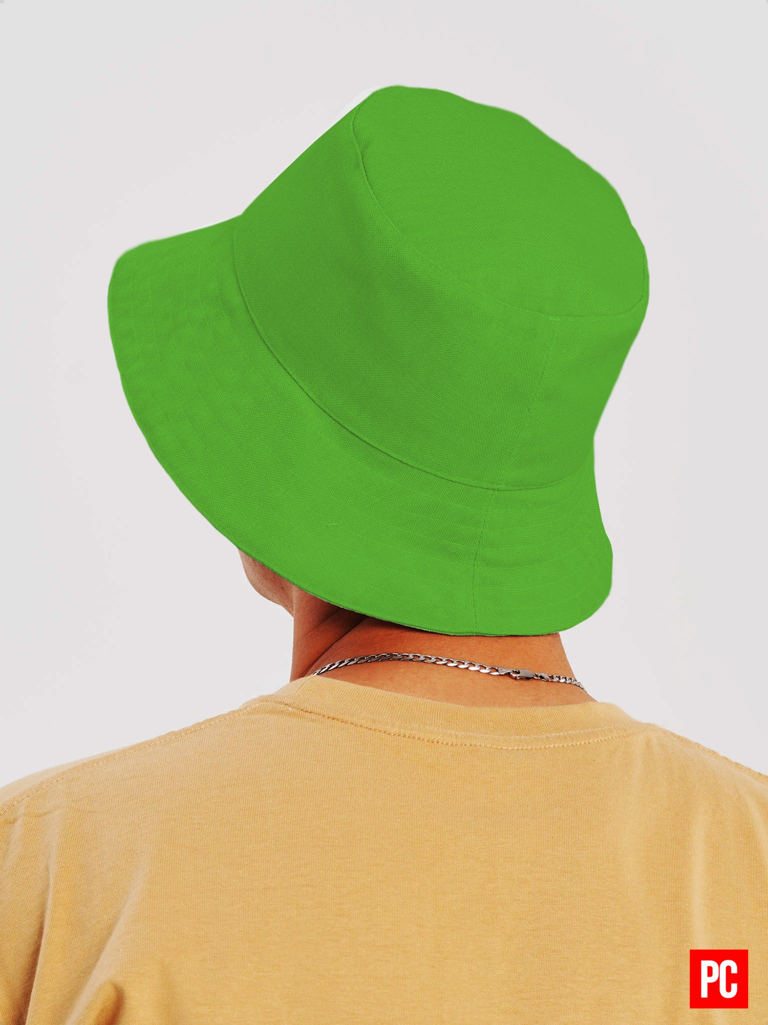 Plain Color Kelly Green Bucket Hat product image (3)
