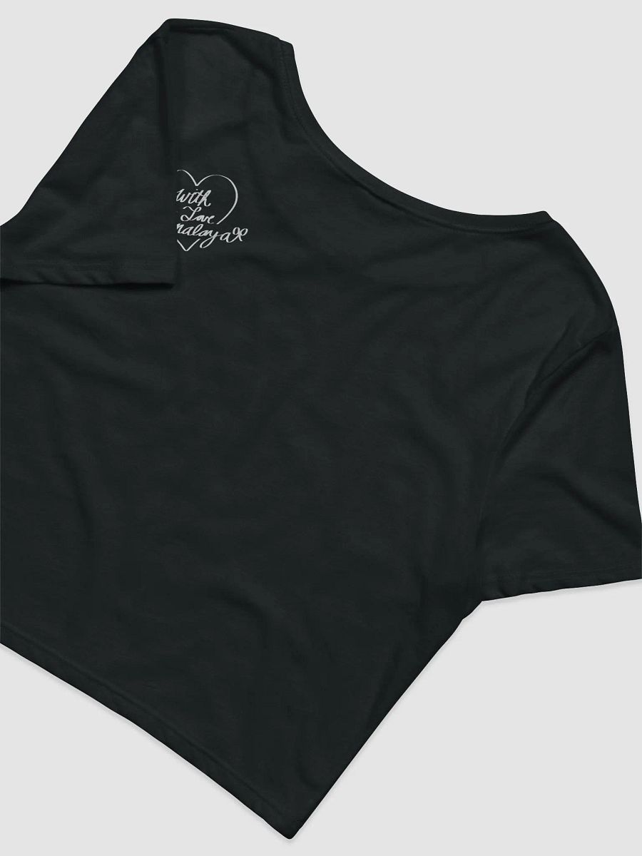 [MATCHING] cyber heart - black baby tee 𓆩🖤𓆪 product image (4)