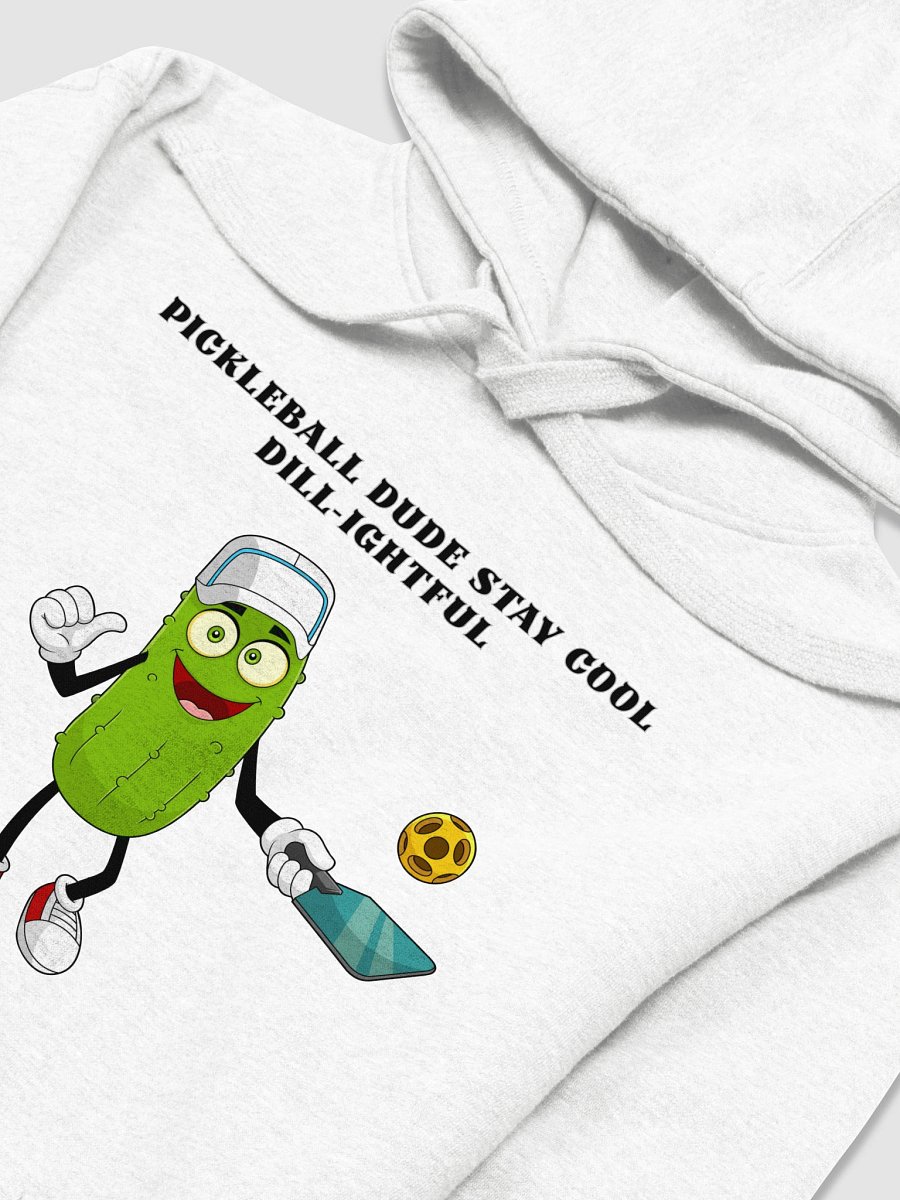 Pickleball Cool Dude Cotton Heritage Unisex Preimum Hoodie product image (3)