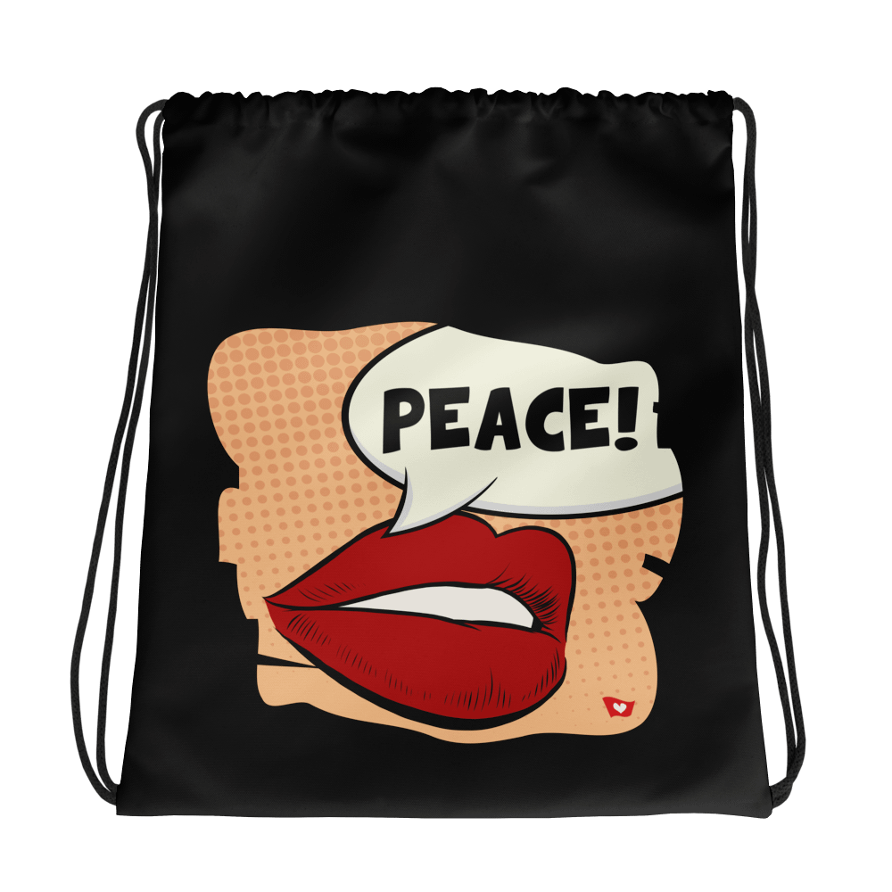 PREMIUM DRAWSTRING PACKBAG – PEACE product image (1)