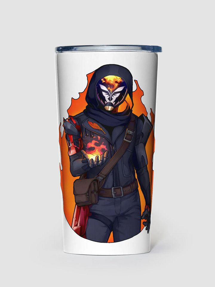 Full Body Art Piece 20z Stainless Steel Tumbler (White) product image (1)