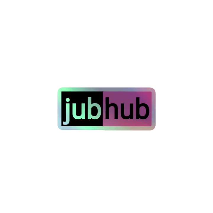 holo jubhub sticker product image (1)