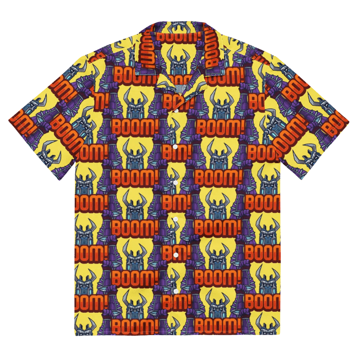 Straightedge Monster BOOM! Hawaiian Tee product image (2)