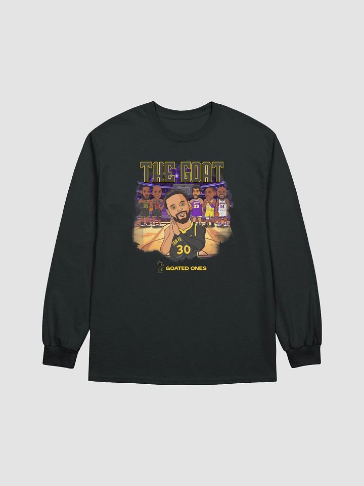 Basketball Goat: Steph Curry Long Sleeve Tshirt product image (1)