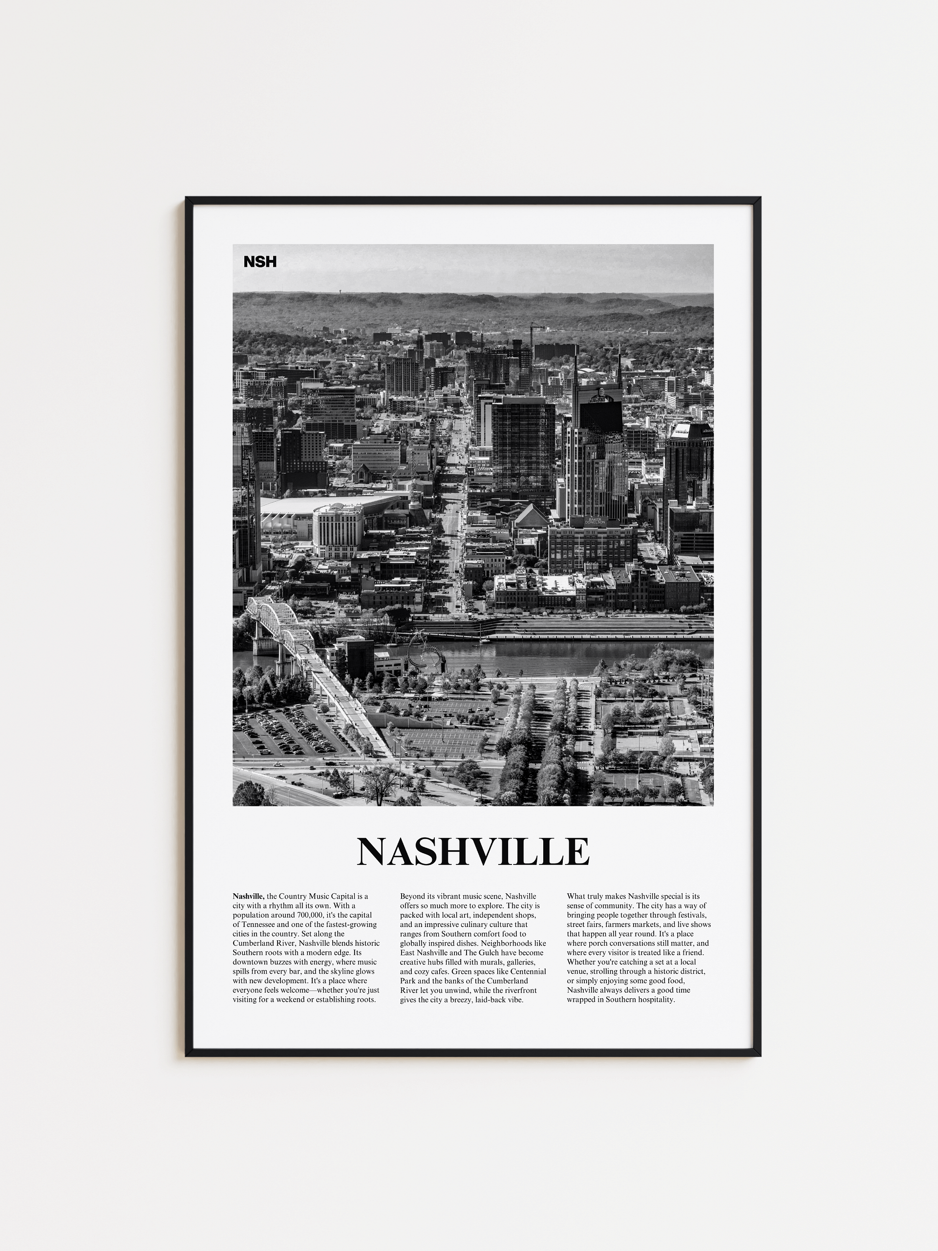 Nashville 01 Newspaper Poster product image (1)