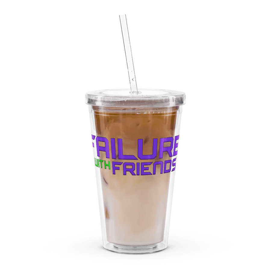 Failure With Friends Clear Plastic Tumbler product image (8)