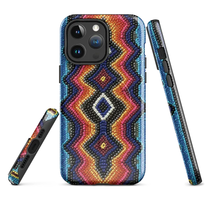 Geometric Vibes Faux-Beaded iPhone® Case product image (1)