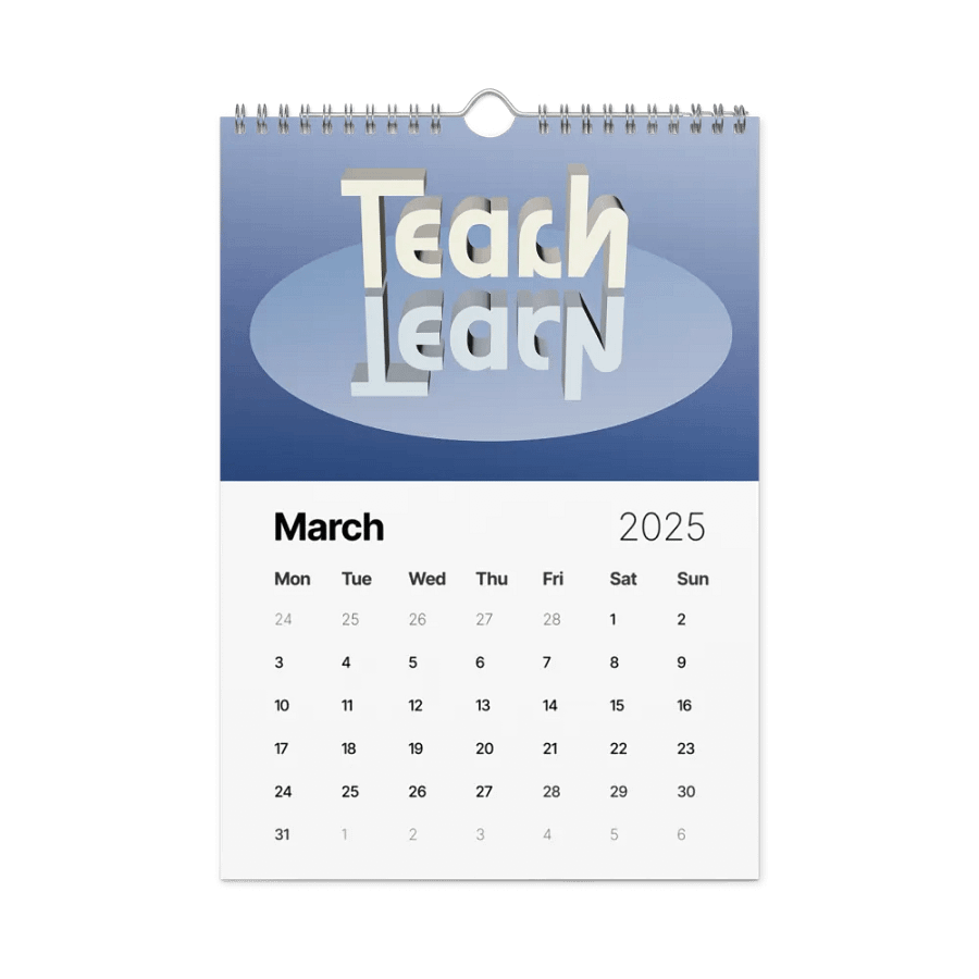 Ambigram Calendar 2025 product image (9)