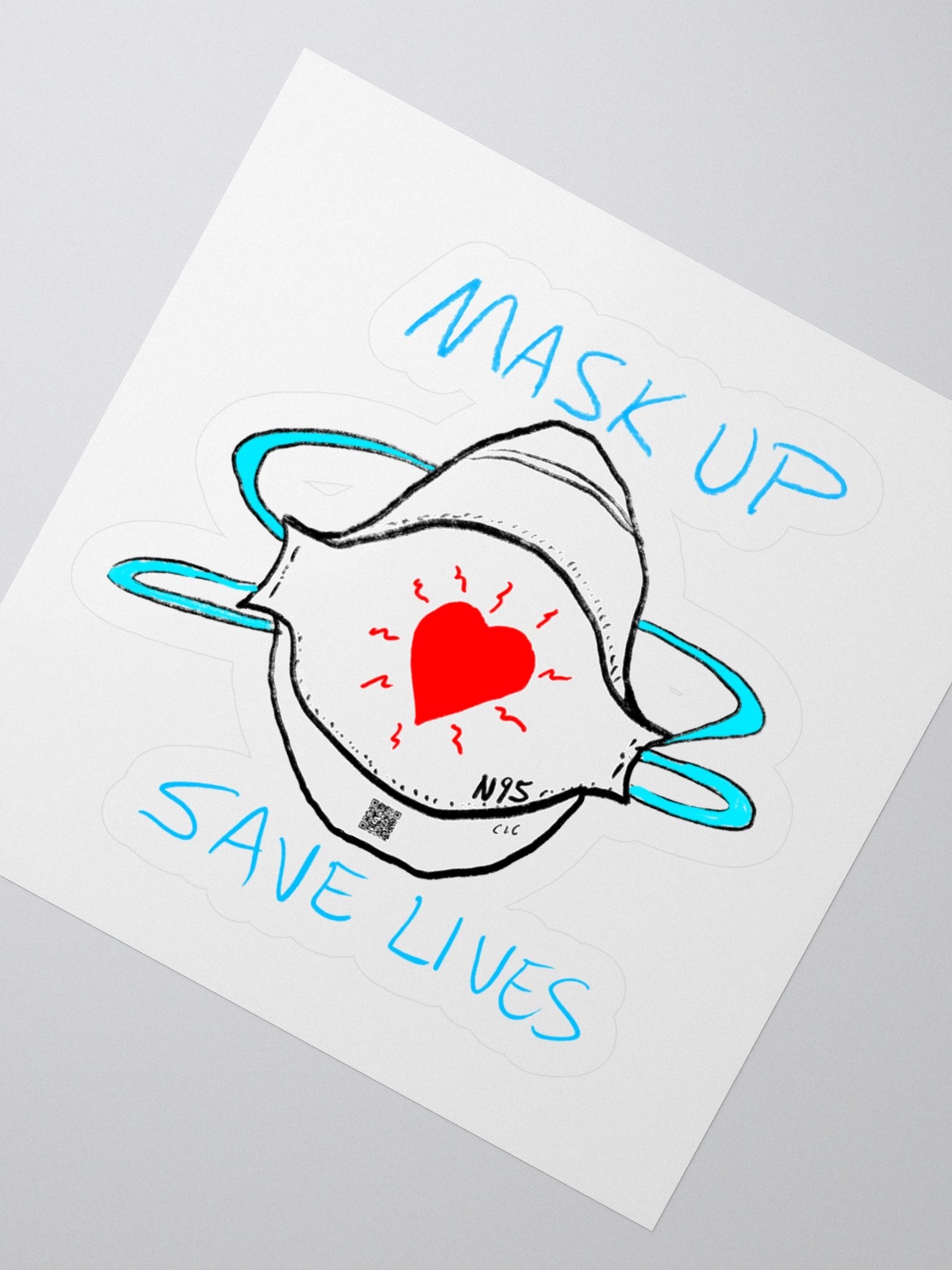 Mask Up Save Lives stickers product image (6)