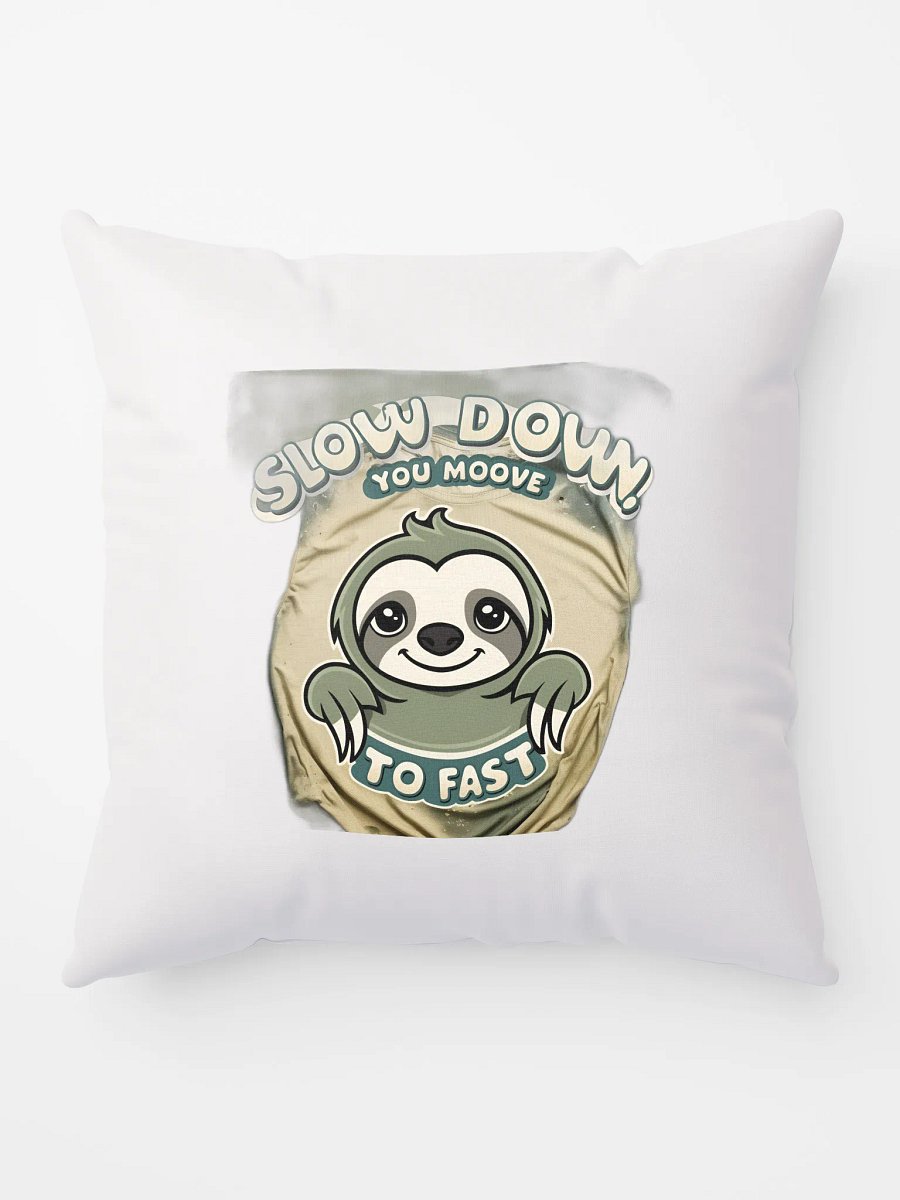 Chill Sloth All-Over Print Pillow product image (5)