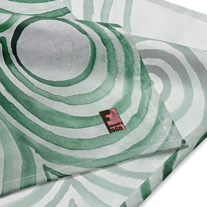 "Green Swirl" Bandana product image (2)