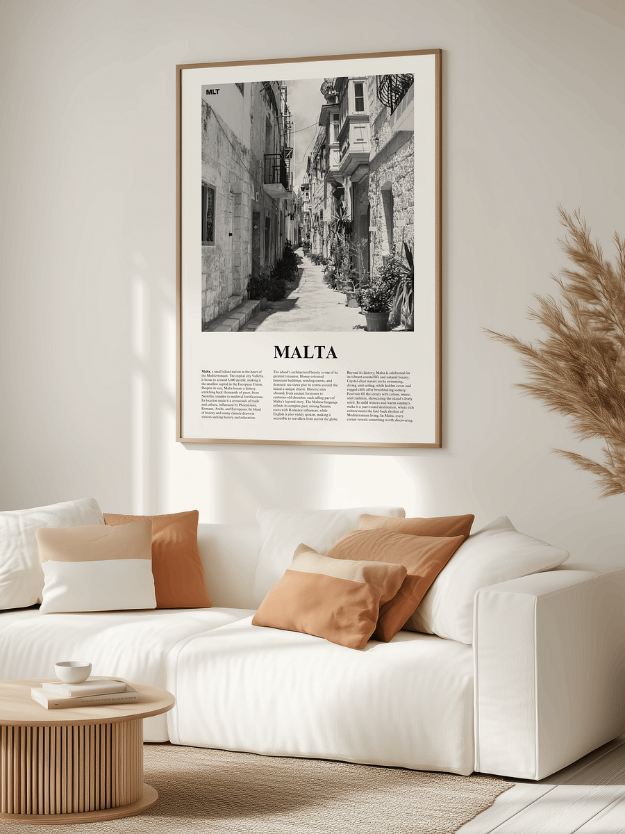 Malta 03 Newspaper Poster | Framed product image (3)