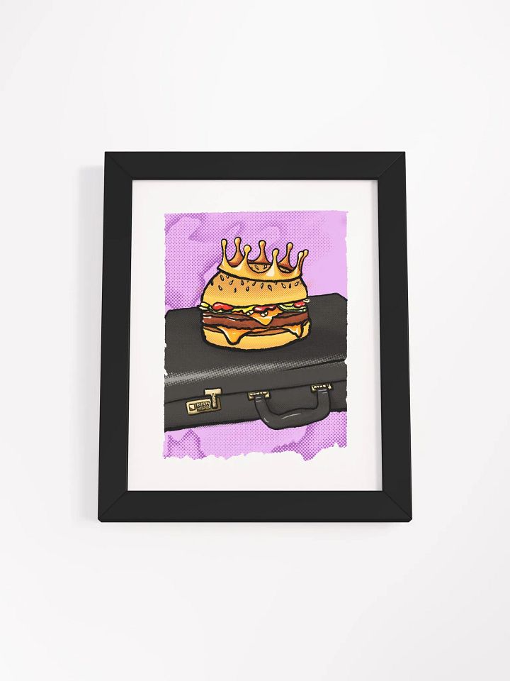 Royale W/ Cheese Framed High-Quality Matte Poster (in) by Allcolor product image (1)