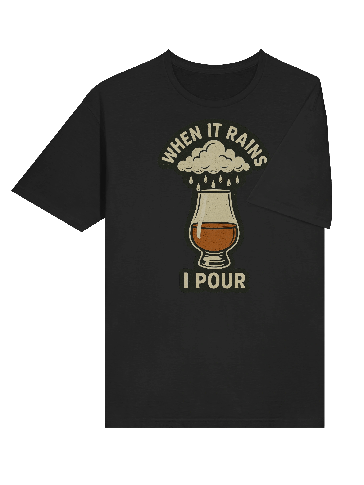 When It Rains I Pour Whiskey Weather Shirt product image (33)