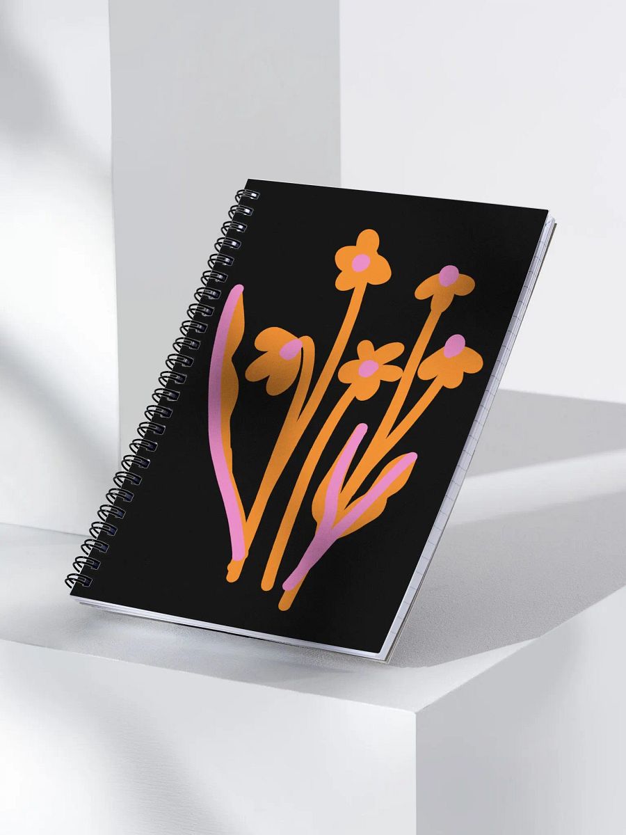 Floral Spiral Notebook product image (3)