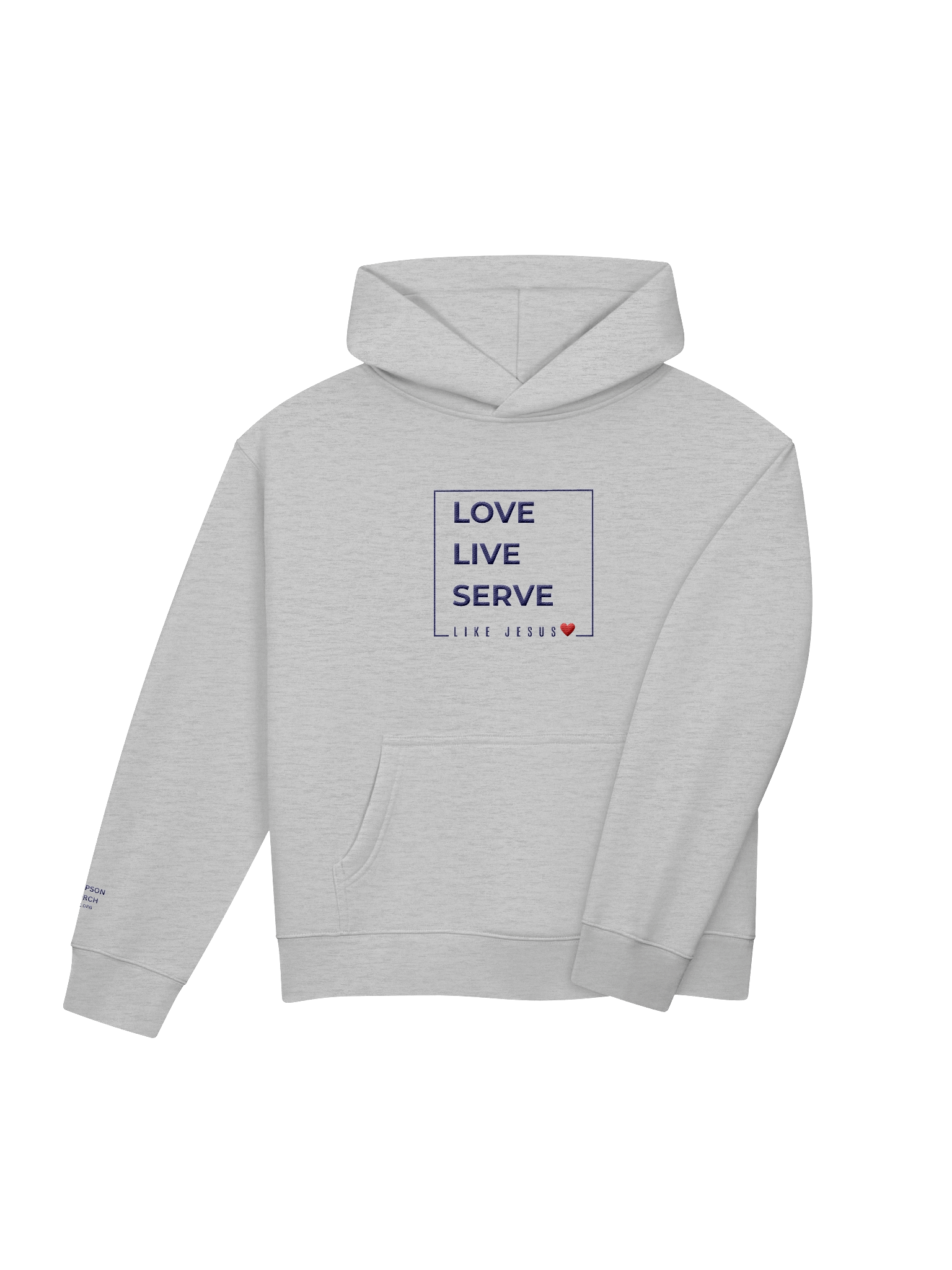 Love.Live.Serve Like Jesus Relaxed Hoodie product image (4)