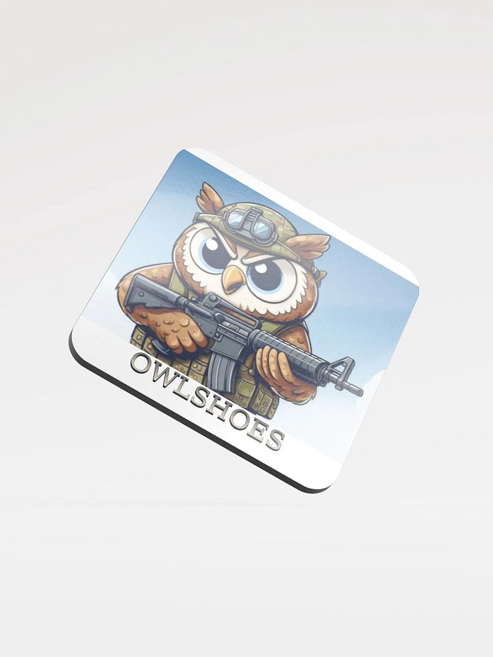 OwlShoes Glossed Cork Coaster product image (1)