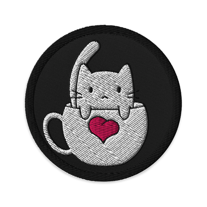 Softie's Café Logo || Embroidered Round Badge product image (1)