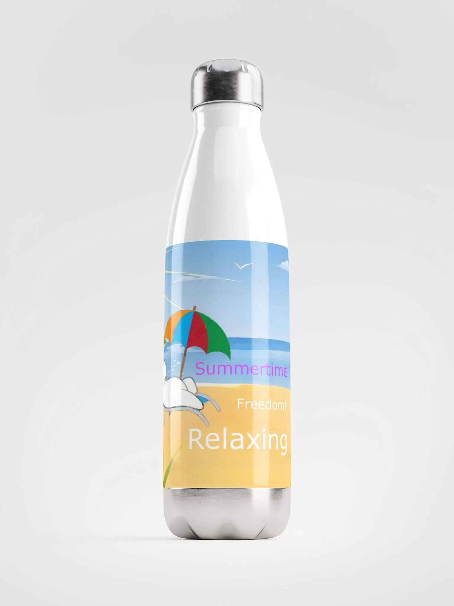 Summertime Water Bottle product image (1)