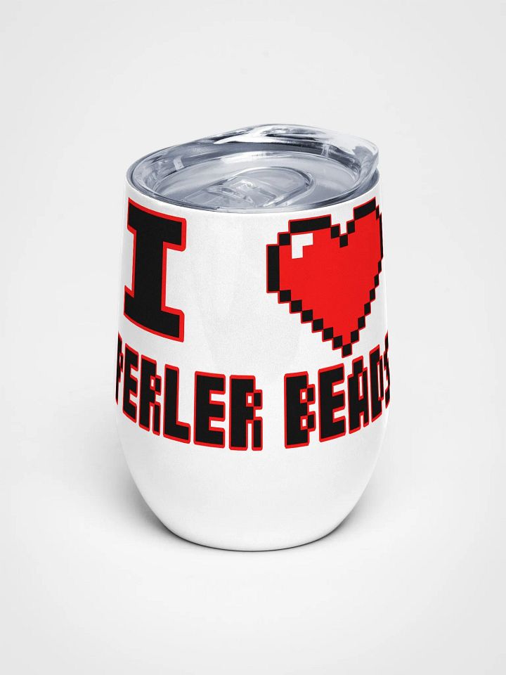 I Heart Perler Bead 2 Wine product image (1)