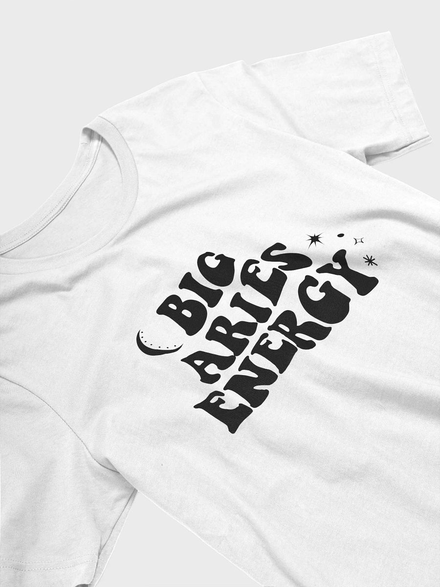 Big Aries Energy T-Shirt (Black Logo) product image (3)