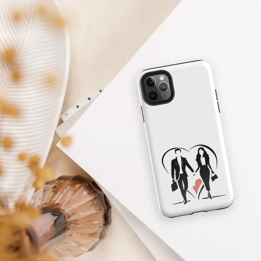 Modern Love Logo Tough Case for Iphone (White) product image (5)