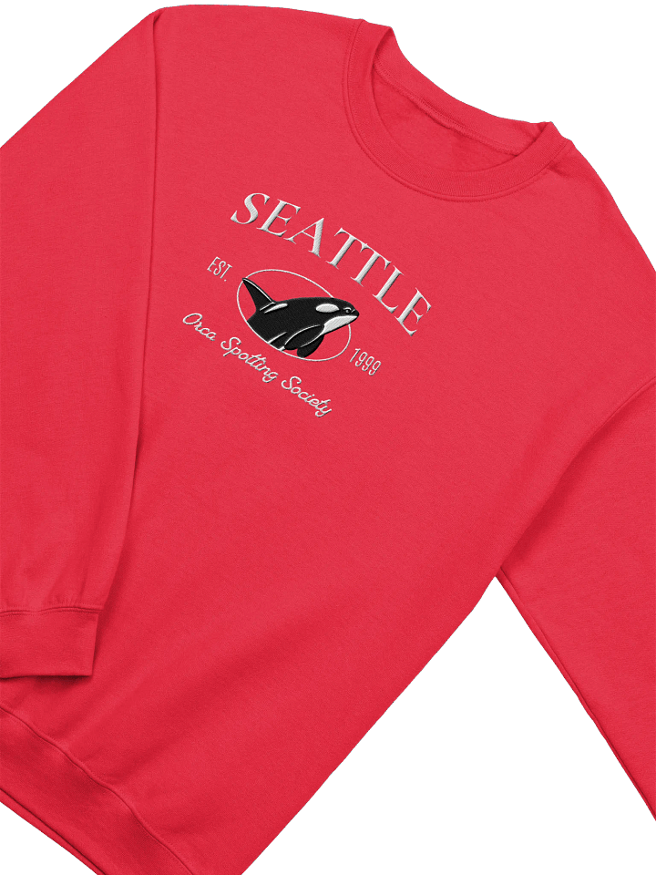 Seattle Orca Spotting Society Embroidery Crewneck product image (19)