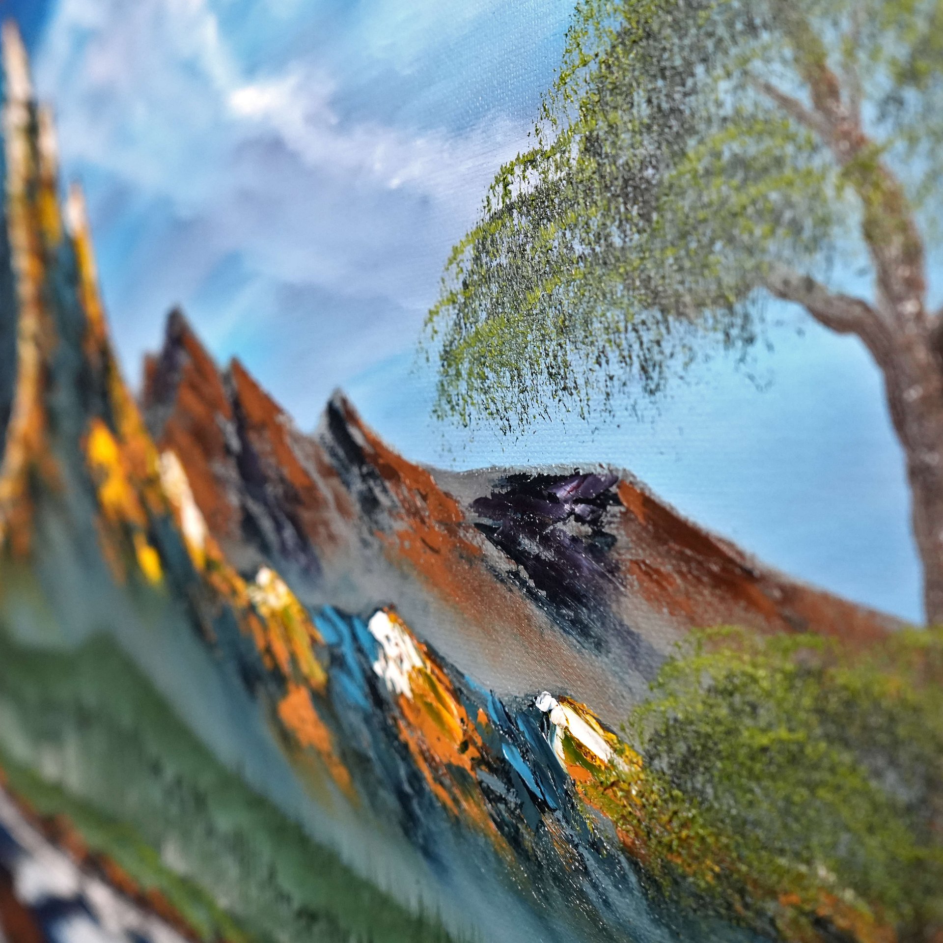 The Iron Mountain (Original) 16x20 Canvas product image (5)